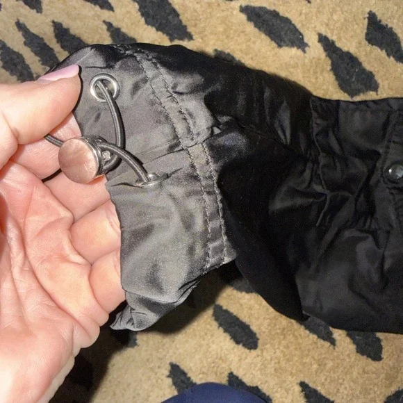 NWT Women's Forever 21 Black Track Pants with Zipper Cargo Pockets Sz Med 5538 - Picture 3 of 7